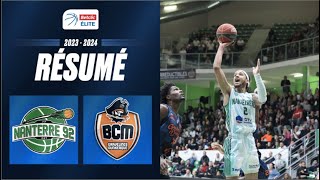 Nanterre vs Gravelines Dunkerque  Résumé 20232024  LNB Officiel [upl. by Amiarom]