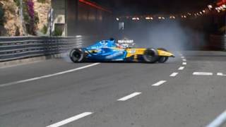 MT89 Formula1 2004 Monaco GP Fernando Alonso Crash [upl. by Harte]