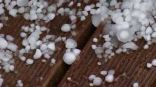 Hagel Sturm Kirchheim unter Teck 28072013 [upl. by Nanice]