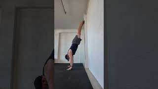 Handstand Tuck Slides on Wall  Build Handstand Strength [upl. by Maghutte]