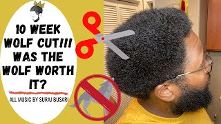 360 WAVES 10 WEEK WOLF HAIRCUT coarsehairedkingz [upl. by Nylanej]