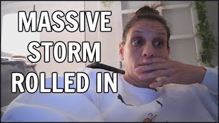 THE TORNADO VLOG  GOING THROUGH A BAD STORM ALONE [upl. by Goetz]