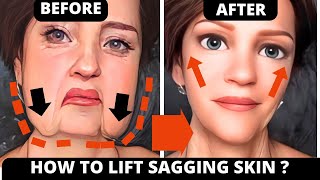 🛑 ANTIAGING EXERCISES FOR SAGGING SKIN JOWLS CHEEKS LAUGH LINES FOREHEAD LINES EYE WRINKLES [upl. by Lauretta]