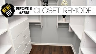 CLOSET Remodel  Surprising The Parents With A New Closet  Small closet Ideas [upl. by Kcirddec]