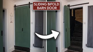 Installing a Sliding Bifold Barn Door [upl. by Elena]