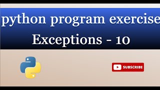 exception 10Write a Python program that opens a file and handles a FileNotFoundError exception [upl. by Mathur]