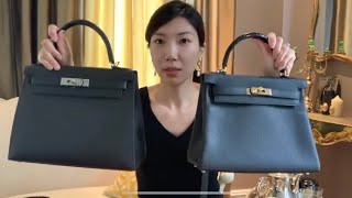 에르메스 켈리백 스페셜🍊 HERMES Kelly Sellier vs Retourne [upl. by Eileme]