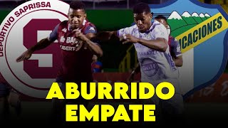 ¿MAL PARTIDO  COMUNICACIONES 1  1 SAPRISSA  Duelo Panameño [upl. by Llehsam]