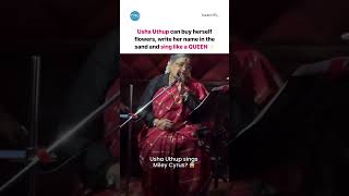 Usha Uthup Singing Miley Cyrus Flowers ushauthup mileycyrus flowers [upl. by Benni]