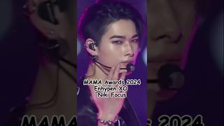 MAMA Awards 2024 Enhypen XO Niki Focus trending mama2024 enhypen shorts [upl. by Anitnamaid]