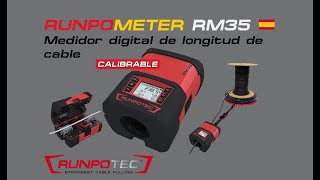 RUNPOMETER RM35  Medidor digital de longitud de cable [upl. by Tneicniv310]