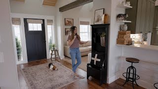 NEW Modern Farmhouse Home Tour  Tiny Home amp Party Barn Tour [upl. by Saire]