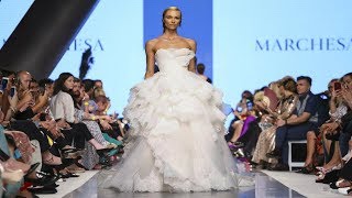 Marchesa Bridal  Ready Couture Resort 2018  Arab Fashion Week [upl. by Rebmat825]