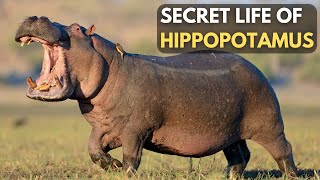 Secret Life of Hippopotamus  3rd Largest Mammal  Natures Secret naturesecrets hippopotamus [upl. by Wieren]