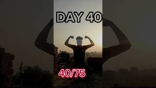 DAY 40 0 transformation of body journey  shorts healthandfitness motivation challenge [upl. by Aihseuqal]