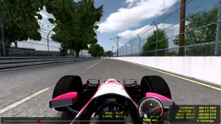 rFactor IndyCar 2012  Circuit TroisRivières onboard lap [upl. by Ymeon]