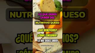 QUESO EL ALIMENTO RICO EN CALCIO QUE NECESITAS 🧀🦴 queso saludable nutrición [upl. by Gonzalez]