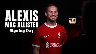 SIGNING DAY Alexis Mac Allisters arrival at Liverpool  Behindthescenes VLOG [upl. by Alvin]