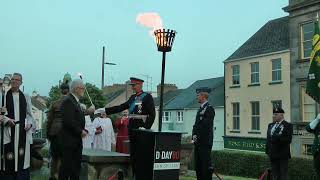 dday80 parade and beacon lighting enniskillen [upl. by Arick]