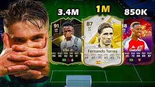 NEW FC 25 BEST META SQUADS ⭐ 100k200k300k500k700k1m15m2m5m Squad Builder [upl. by Ecnedurp882]