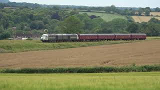 Class 43 RailAdventure Uk Ltd at the Watercress line Diesel Gala 140724 [upl. by Nosredna170]