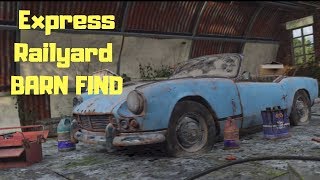 Forza Horizon 4  Barn Find 2  Express Railyard  Triumph Spitfire [upl. by Ettenot]