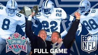 Super Bowl XXVII quotThe Start of a Dynastyquot  Dallas Cowboys vs Buffalo Bills  NFL Full Game [upl. by Orazio]