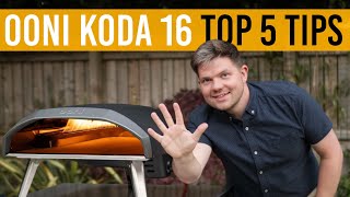 OONI KODA 16  Top 5 Tips for cooking homemade pizza [upl. by Natividad383]