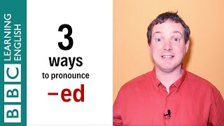 3 ways to pronounce ed  English In A Minute [upl. by Nomad]