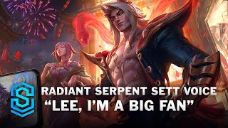 Radiant Serpent Sett Full Voice  Special Interactions  English [upl. by Lionel]