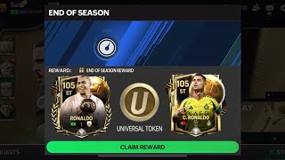 END OF SEASON DIVISION RIVALS REWARDS HUGE NEW DIVISION RIVALS PACK OPENING IN FC MOBILE 25 [upl. by Inesita]