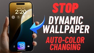 How to Stop iOS 18 Dynamic Wallpaper from Changing Colors Automatically  Hindi [upl. by Nnaerb]