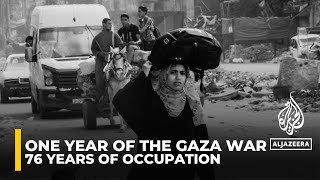 365 Days of Israels war on Gaza 76 years of occupation [upl. by Tori]