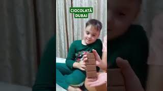 Ciocolata Dubai cumpărată de la Carrefour funny shortvideo shorts short [upl. by Orv]