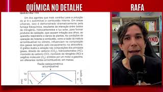 ENEM 2024  Química  Um dos agentes que mais contribui para a poluição do ar é o automóvel [upl. by Handy]