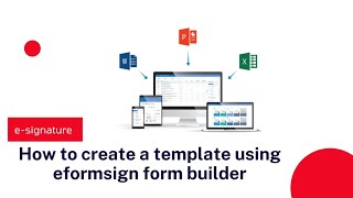 How to create a template using eformsign form builder  electronic signature [upl. by Filide]