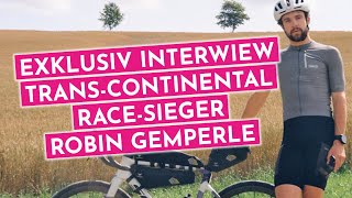 TRANSCONTINENTAL RACE 2024  Sieger Interview mit Robin Gemperle [upl. by Nitsreik]