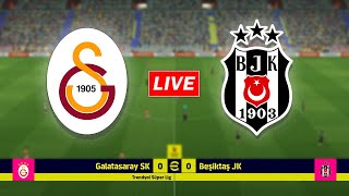 🔴Galatasaray vs Besiktas  Turkish Super Lig Match Live [upl. by Bridgid313]