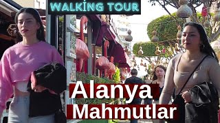 alanya mahmutlar walking tour 2024  Mahmutlar Winter  alanya antalya turkey travel turkey holiday [upl. by Divadnoj]