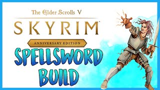 Skyrim Early Game SpellSword Guide  Skyrim Build [upl. by Yekcaj]