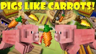 Why Pigs Like Carrots  Minecraft [upl. by Llemij]