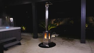 Big Timber  Wood Pellet Patio Heater Overview [upl. by Frasquito]