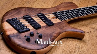 Marleaux Mbass Custom 5 Hollow Bass Demo [upl. by Ayhdiv]