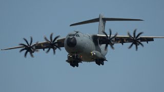 RAF Airbus A400M Atlas Landing at Rzeszów Jasionka Airport [upl. by Tyoh]