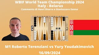 WBIF World Team Championship 2024  Italy  Belarus  Roberto Terenziani vs Yury Yeudakimovich [upl. by Rialb]