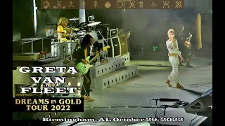 Greta Van Fleet  Dreams In Gold Tour 2022  BJCC Legacy Arena  Birmingham AL 10292022 [upl. by O'Meara]