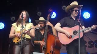 The Brothers Comatose w AJ Lee Sing quotHarvest Moonquot Neil Young Merlefest WilkesboroNC 042823 [upl. by Onitnatsnoc]