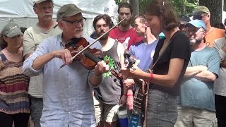 2015 Clifftop  Bruce Molsky and Allison de Groot  Appalachain String Band Music Festival [upl. by Bethena460]