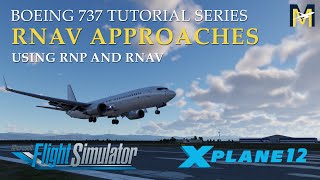 Simple RNAV amp RNP Approach Tutorial in MSFS and XPlane [upl. by Pharaoh]