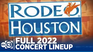 Full Rodeo Houston 2022 concert lineup finally revealed [upl. by Camm]